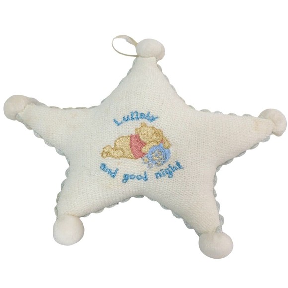 Disney Store Winnie The Pooh Musical Lullaby Wind Up Star Moon Dream Ph Star - Picture 1 of 9